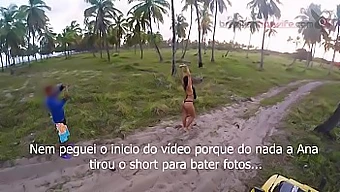 Casal Brasileiro Curte Exibicionismo Enquanto Assiste O Por Do Sol