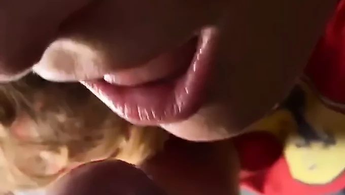 Teen's first time giving a blowjob and swallows cum