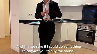 Real Estate Agent Gives A Sloppy Blowjob In Pov