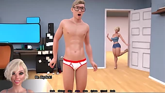 Animation 3d: M. Bigdick Tombe Sur La Sexy Assistante D'Ia Alexa