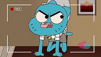 니콜 워터슨의 첫 번째 성인 영화 - The Amazing World Of Gumball에 대한 장난스러운 경의