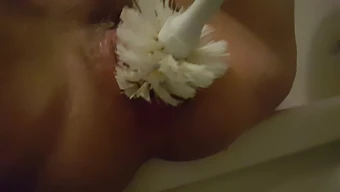 Slimy Sex With A Fat Bbw And Toilet Brush