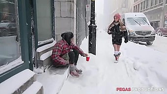 Canadian Porn Star Kate Brixxton In A Taboo Encounter With A Homeless Man