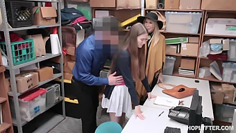 A Stolen Office Item Leads To A Steamy Threesome Encounter