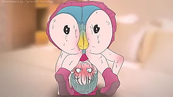 El Trasero De Bulma Es El Parque Infantil De Piplup En Este Vídeo Porno Animado