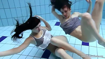 Brunette Teens Aneta And Janka Indulge In A Nude Swim In The Czech Republic